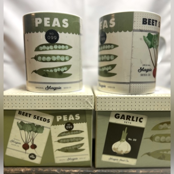 NIB 2 Magpie Roots & Shoots Spring Big Mug - Picture 2 of 4